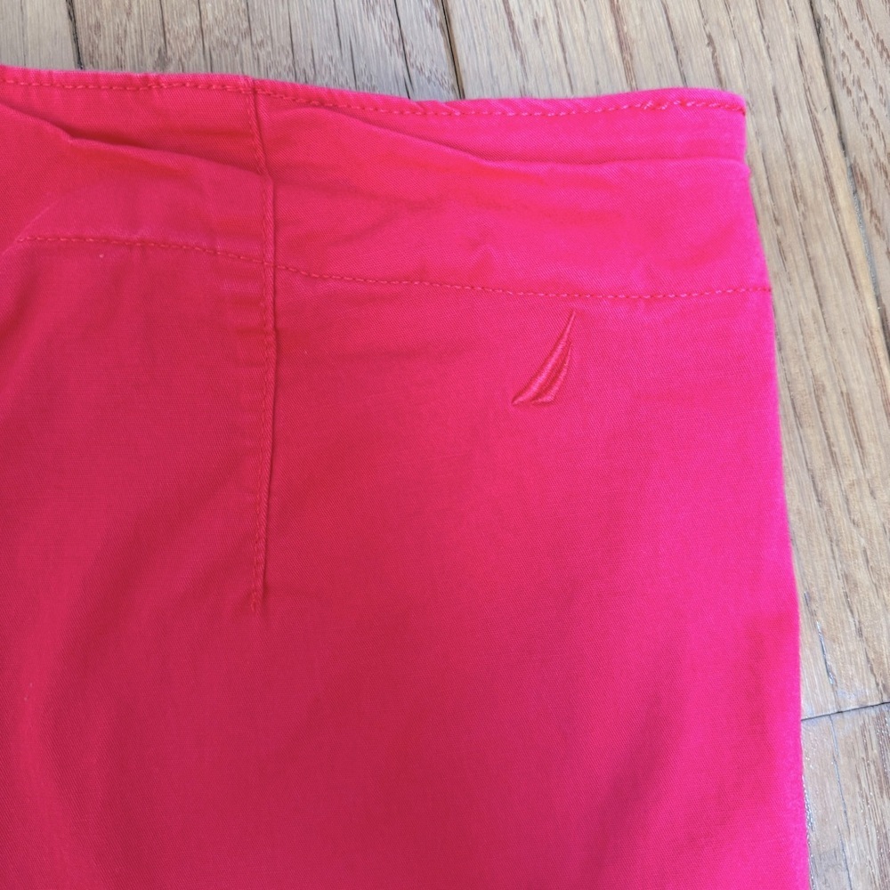 Nautica Chino Pink Shorts Size‎ 8 - Picture 4 of 8